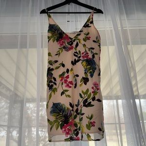 Lavender brown dress